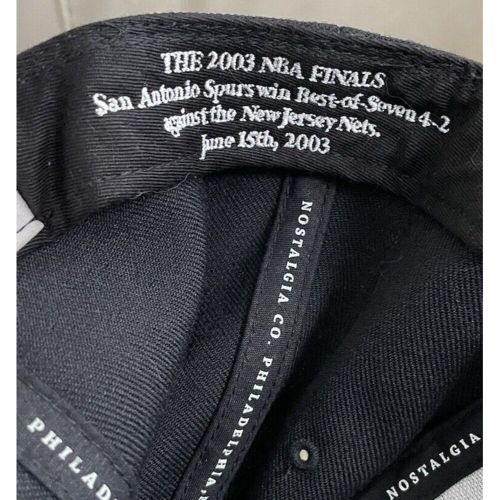 VTG San Antonio Spurs Mitchell & Ness Hardwood Classic Fitted 7 1/2 Never Worn - Picture 6 of 8